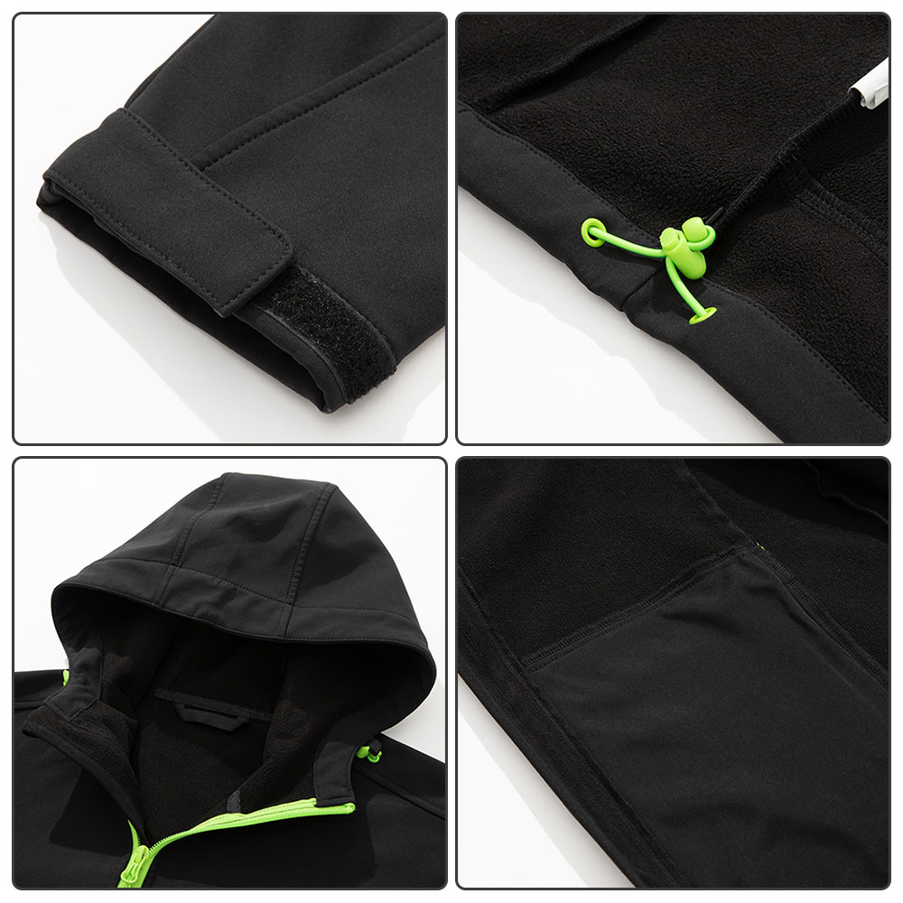 softshell jacket four detail - Ushareoutdoors®