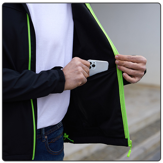 softshell jacket pocket - Uhsareoutdoors®
