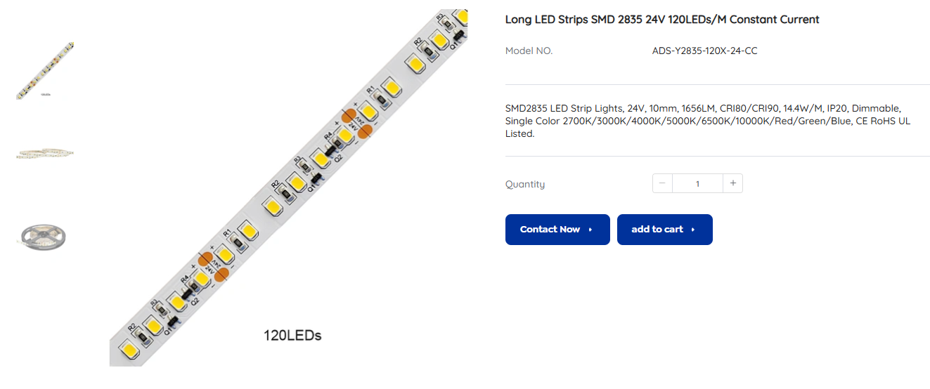 Long LED Strips SMD 2835