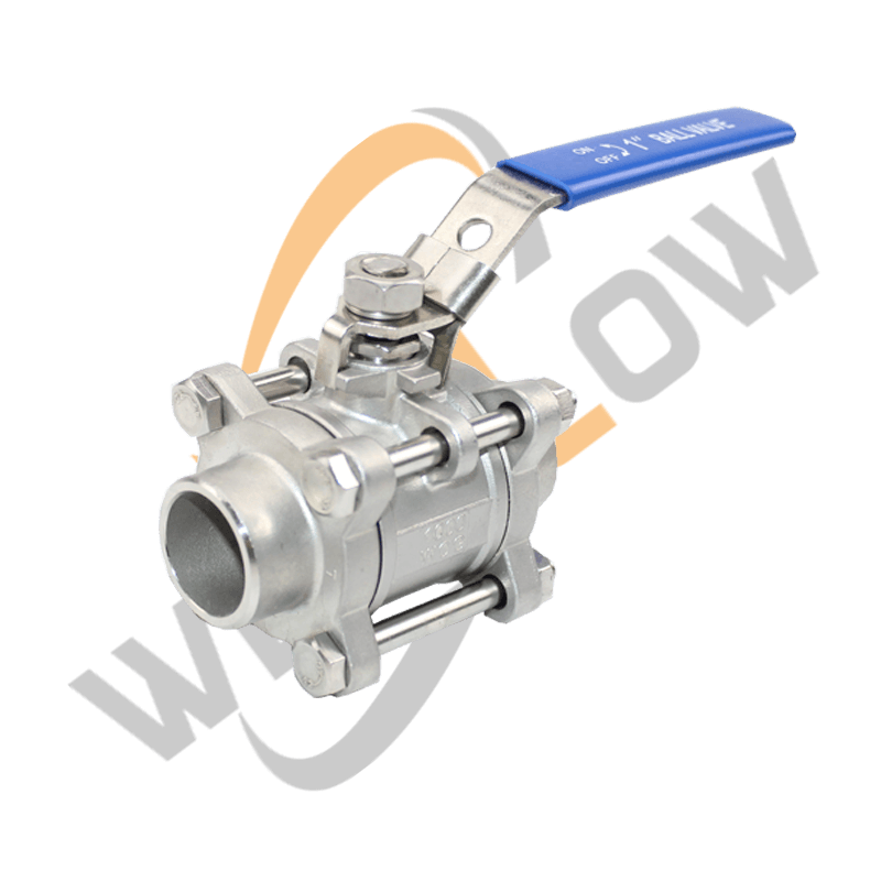 Stainless Steel 3PC Butt Welded Ball Valves