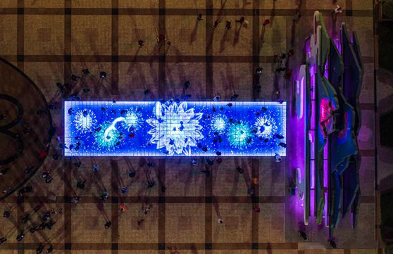 Weinan Square - LED intelligent brick light - Shone Lighting