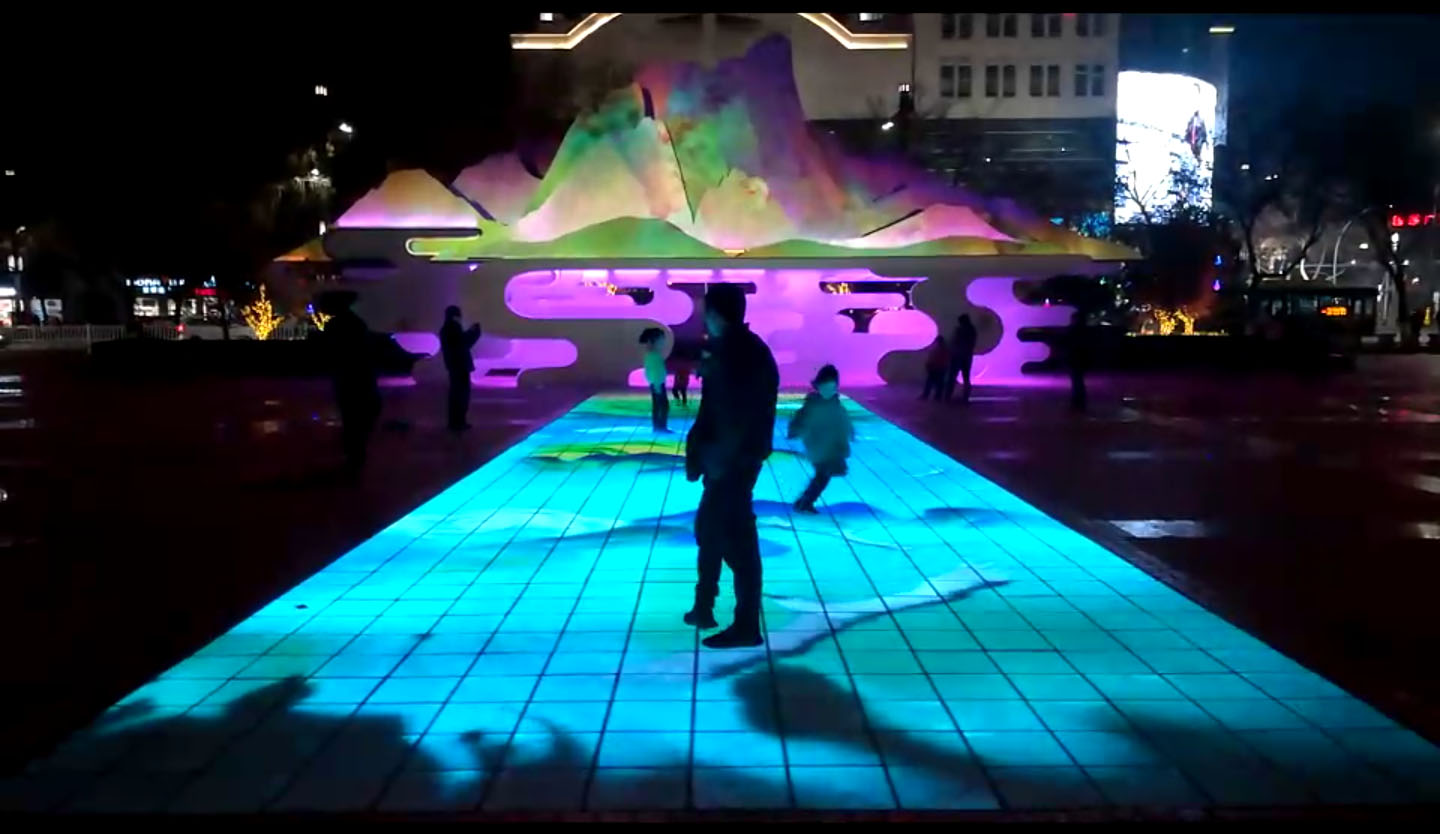 Weinan Square - LED intelligent brick light - Shone Lighting