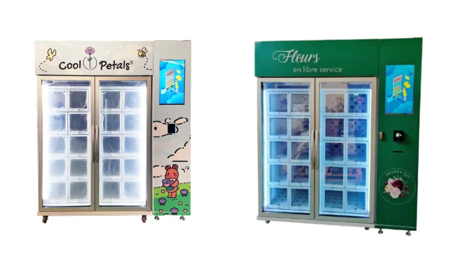 Flower vending machines
