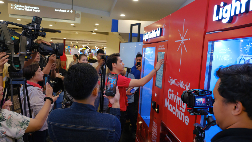 Charity with Automated Vending Machines