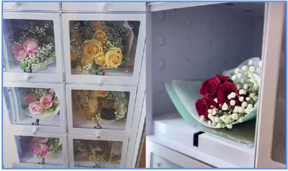 Flower in the locker
