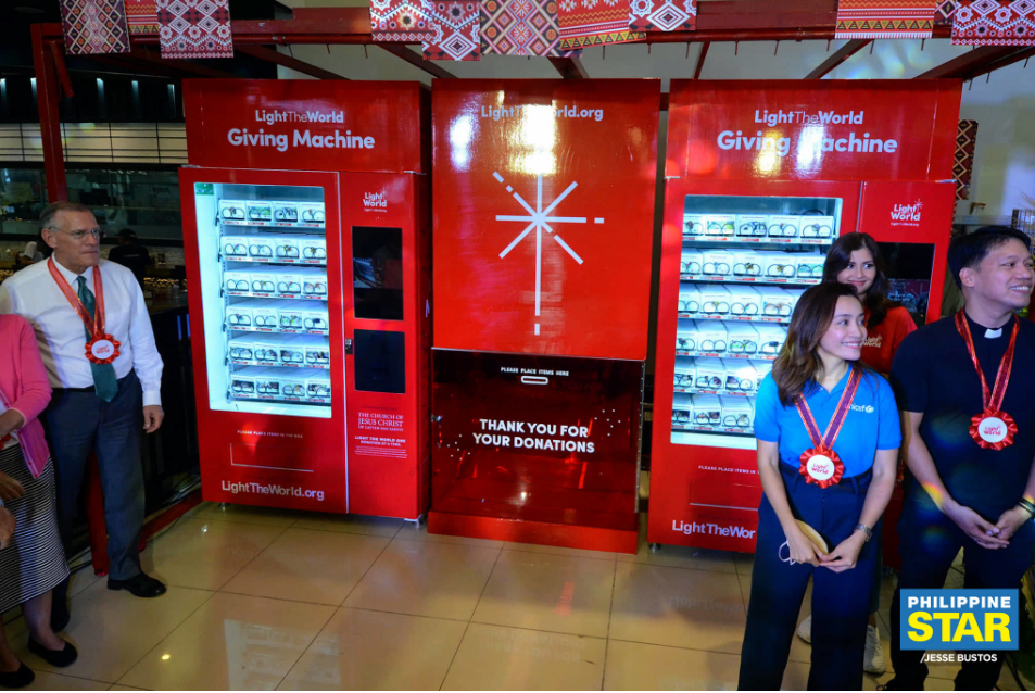 Charity with Automated Vending Machines