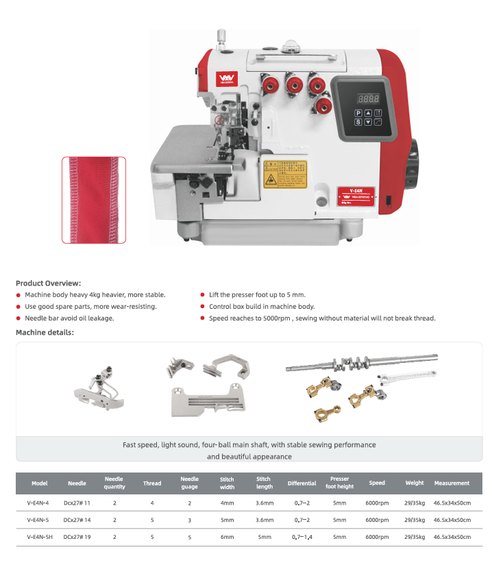 overlock industrial direct drive