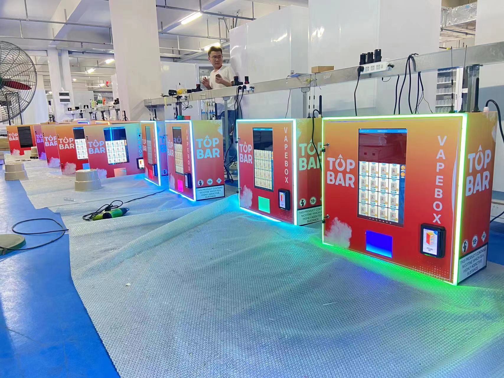 vape vending machine in vending machine factory