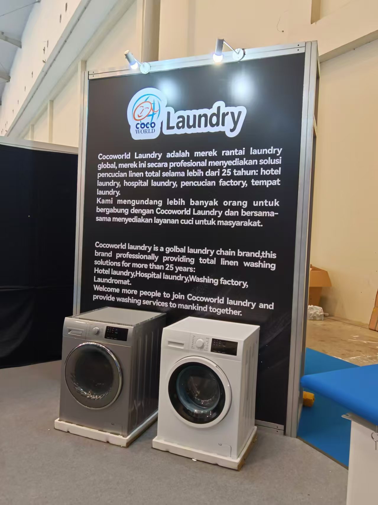 Hot Water Vending Machine for Laundry Chain in Thailand