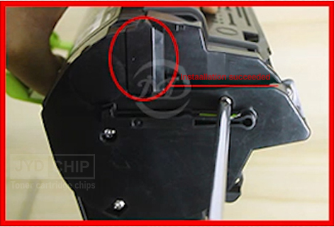 MS310,Lexmark,toner chip,The installation introduction