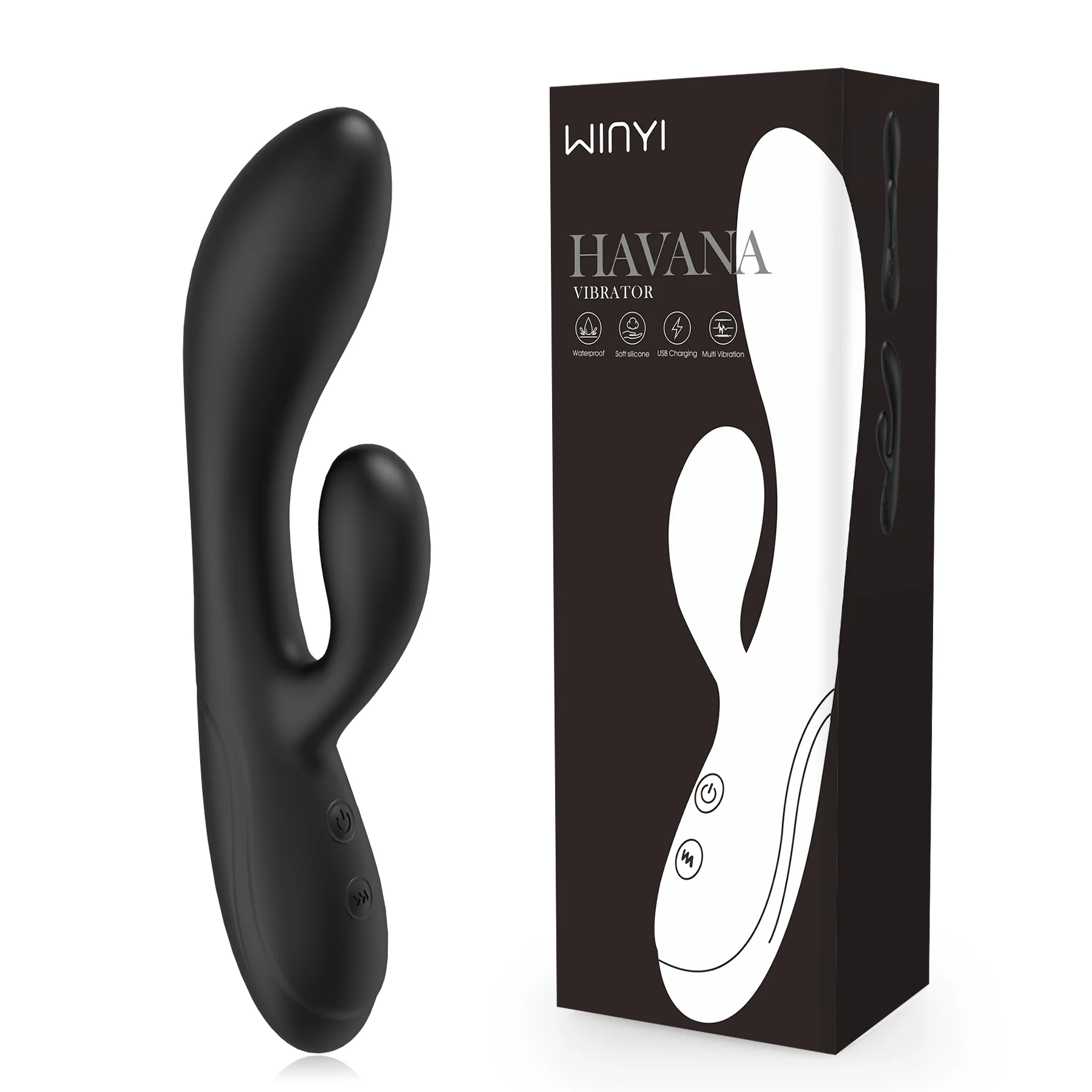 WY0544——CHOLE, a double head G spot vibrator is famous adult novelties brand choice