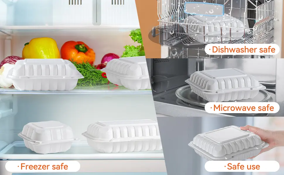 White Take-Out Containers