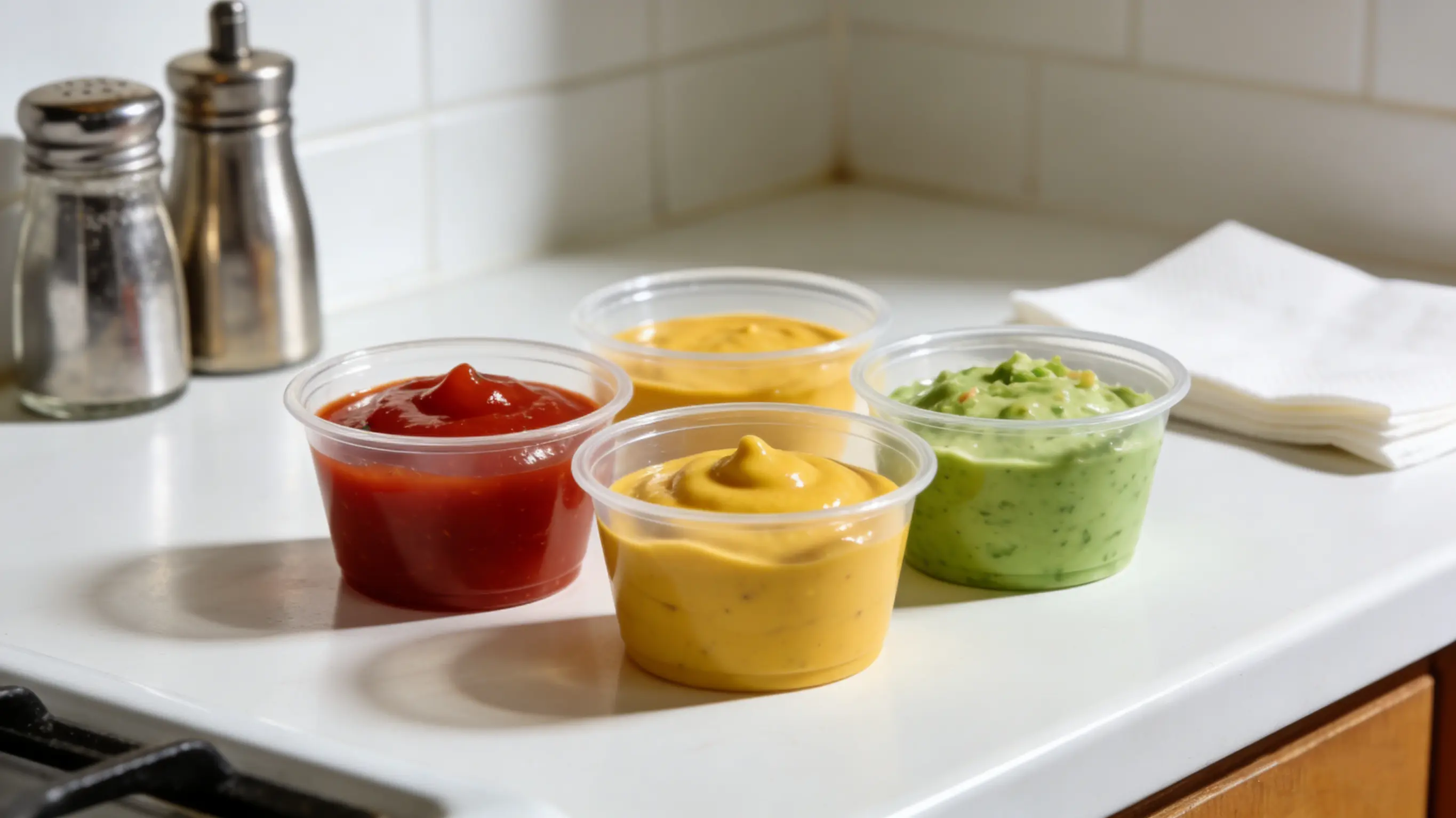 plastic disposable portion cups