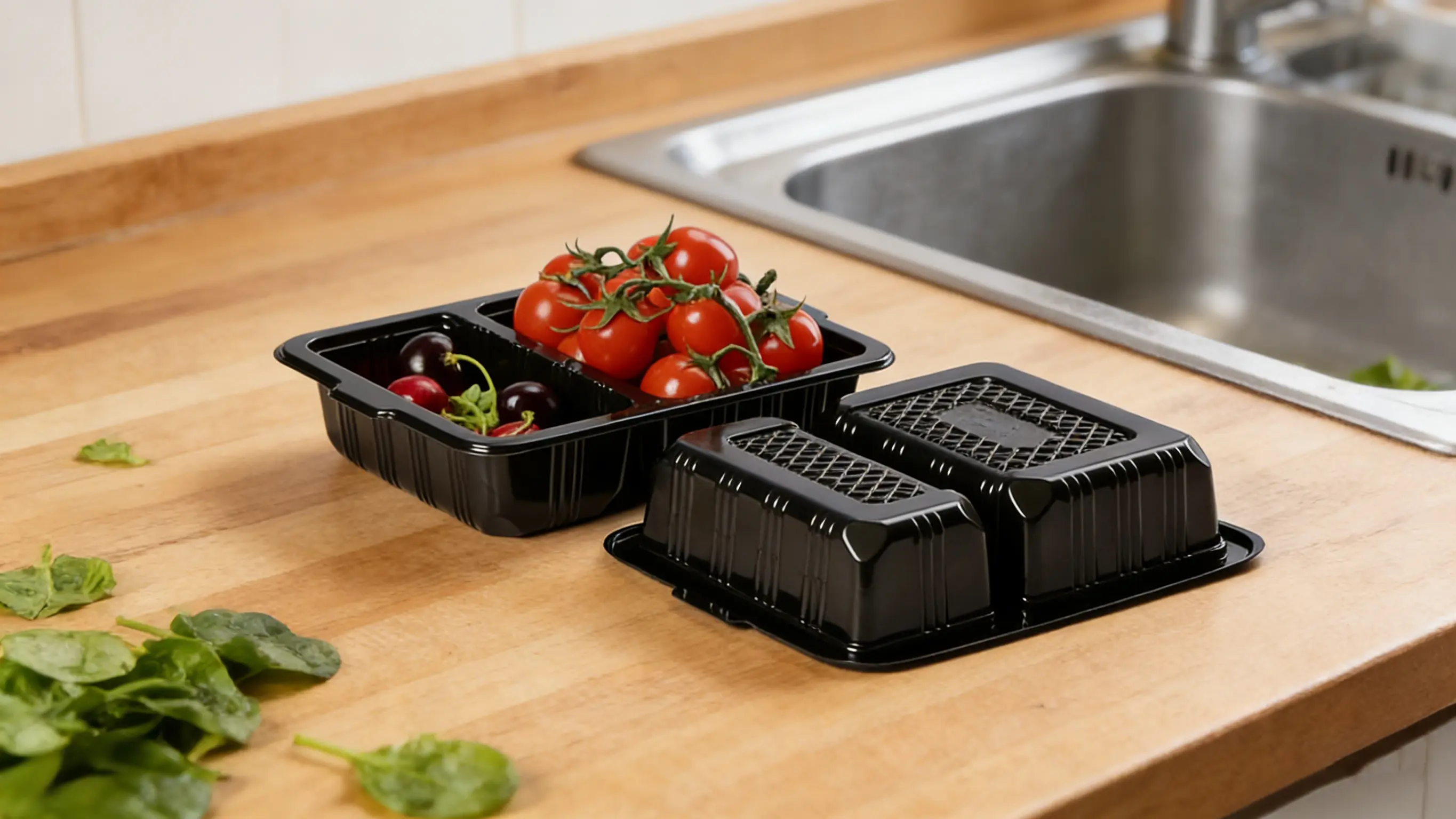 plastic food tray