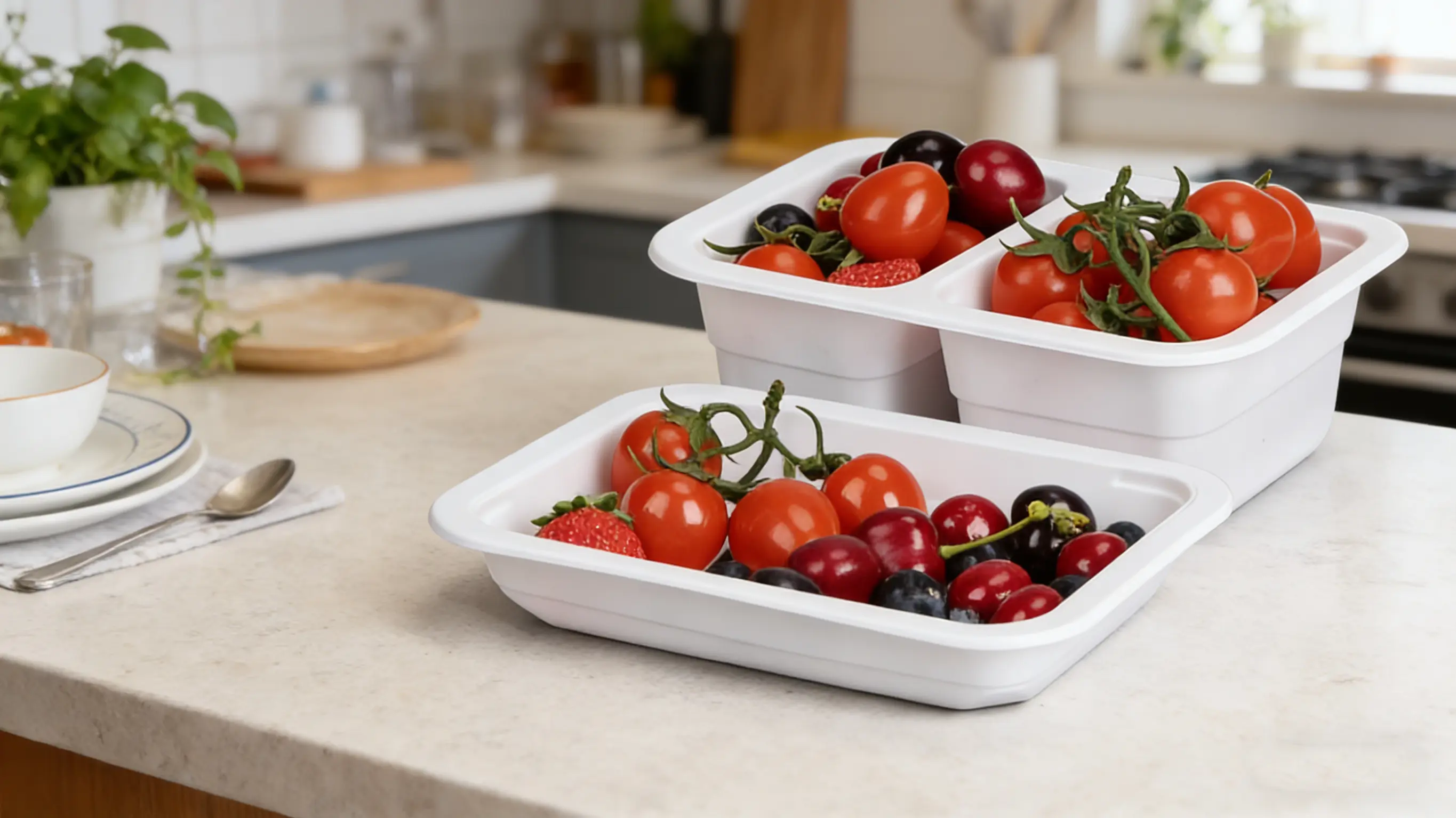 large food serving tray