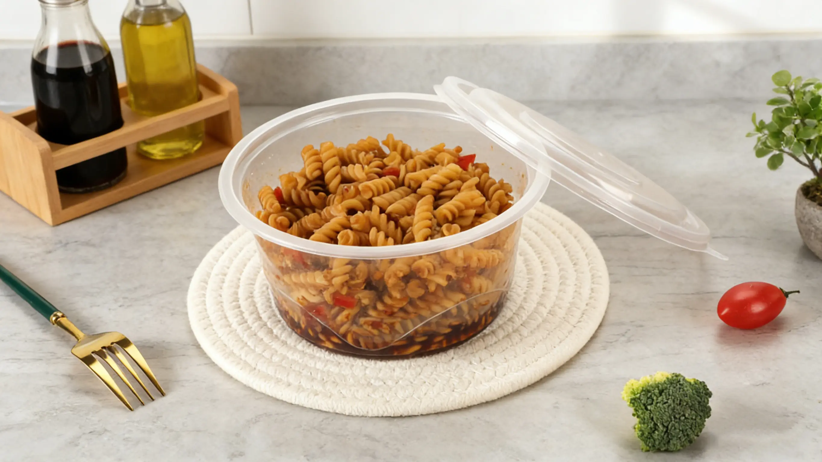 big plastic bowl