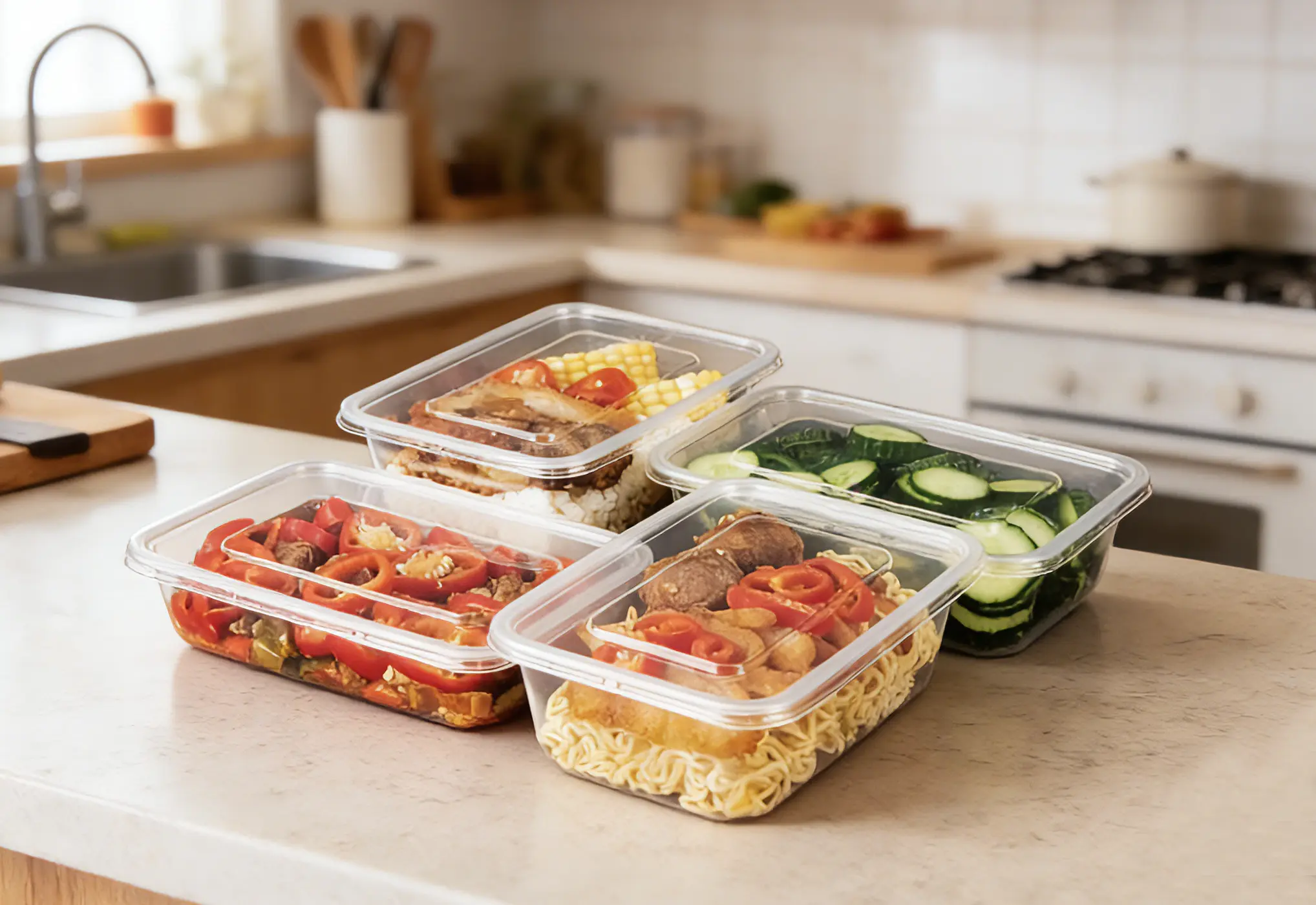 clear take out containers
