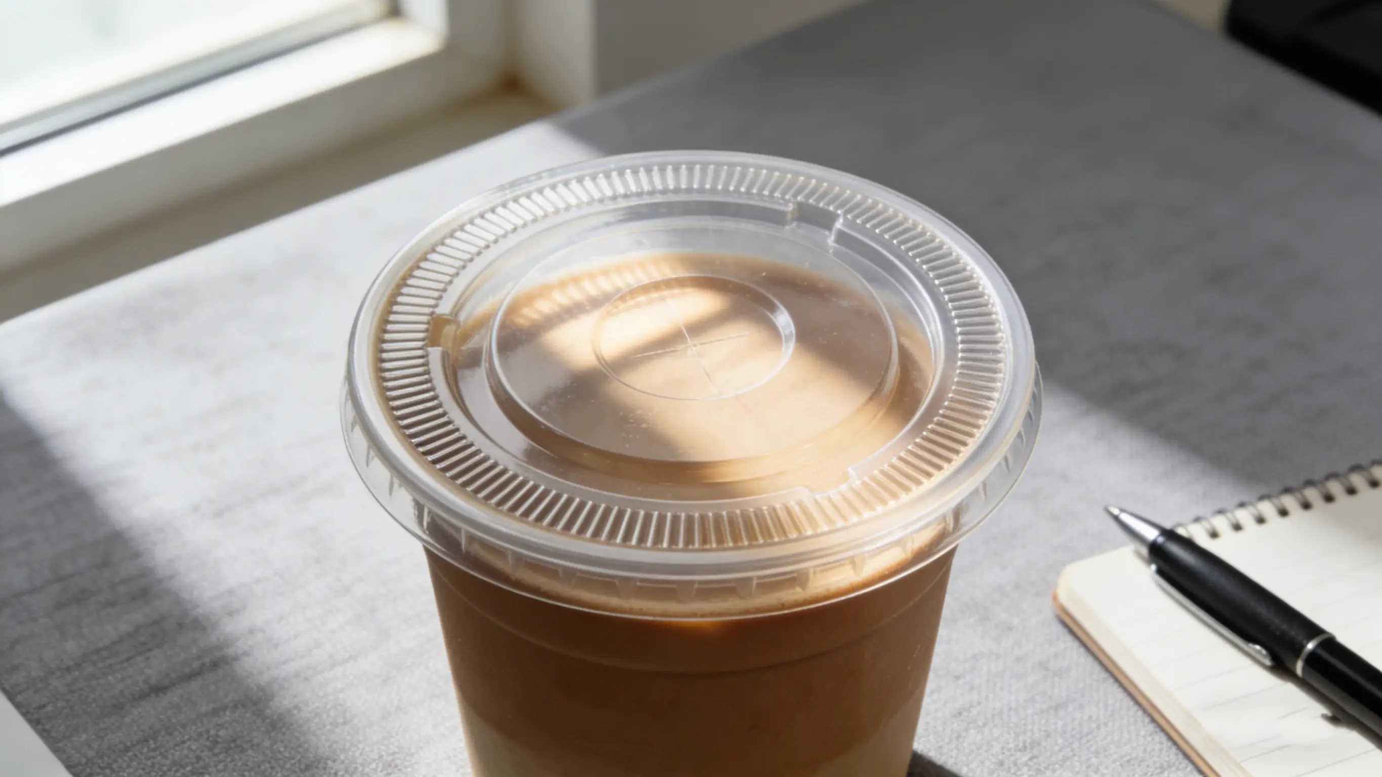 iced coffee plastic cup
