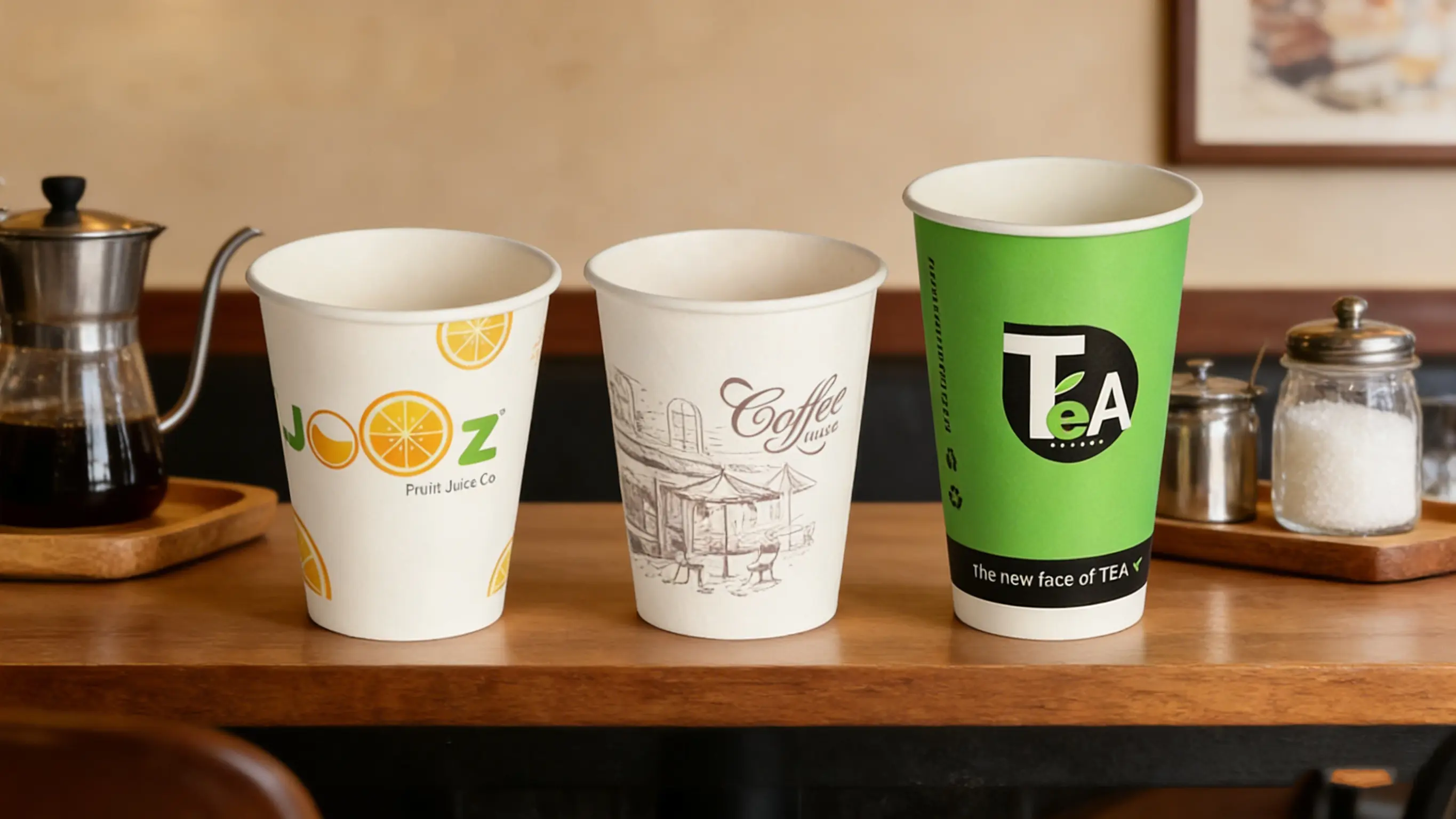 custom paper cups for coffee