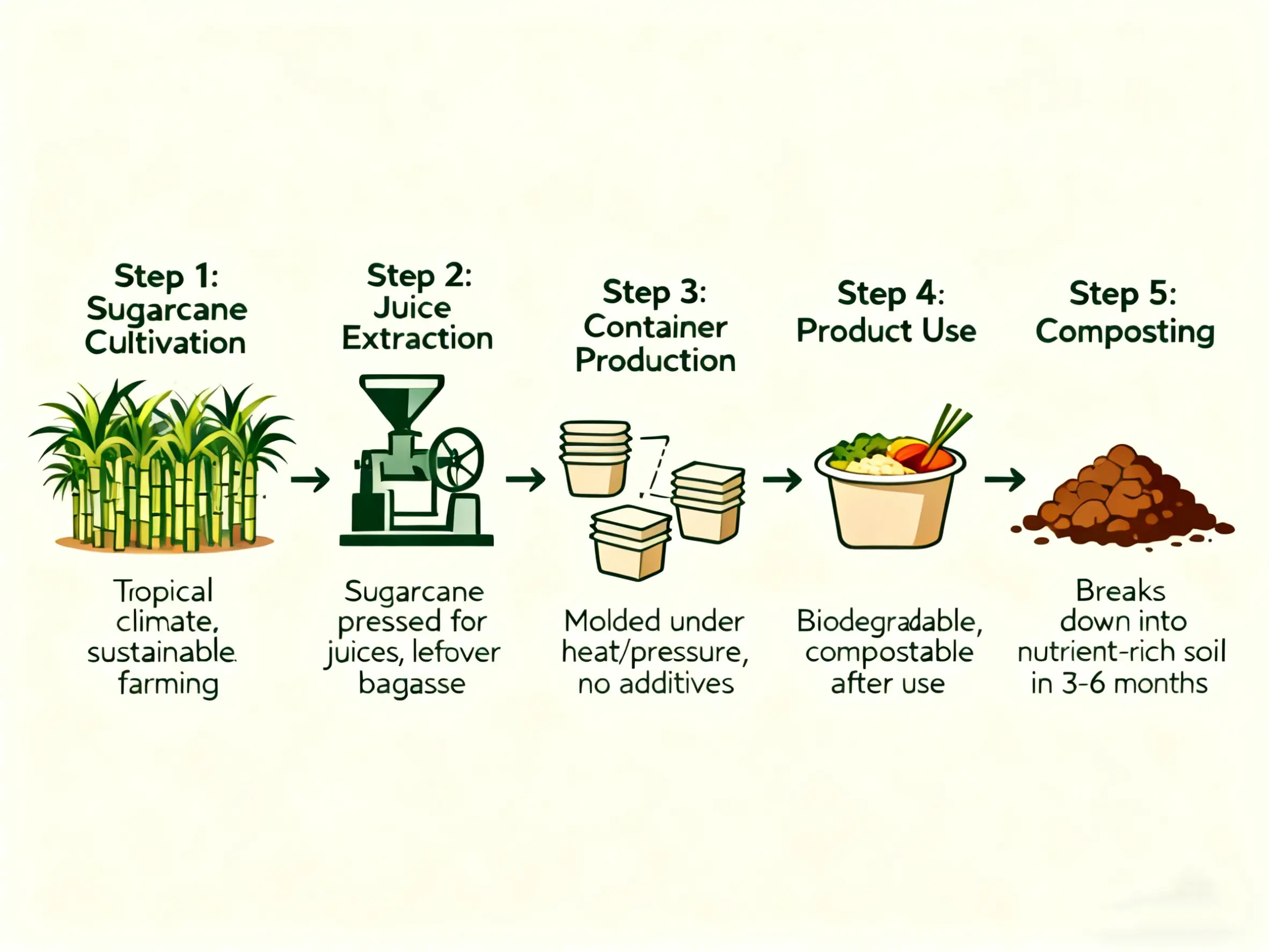 Bagasse lifecycle