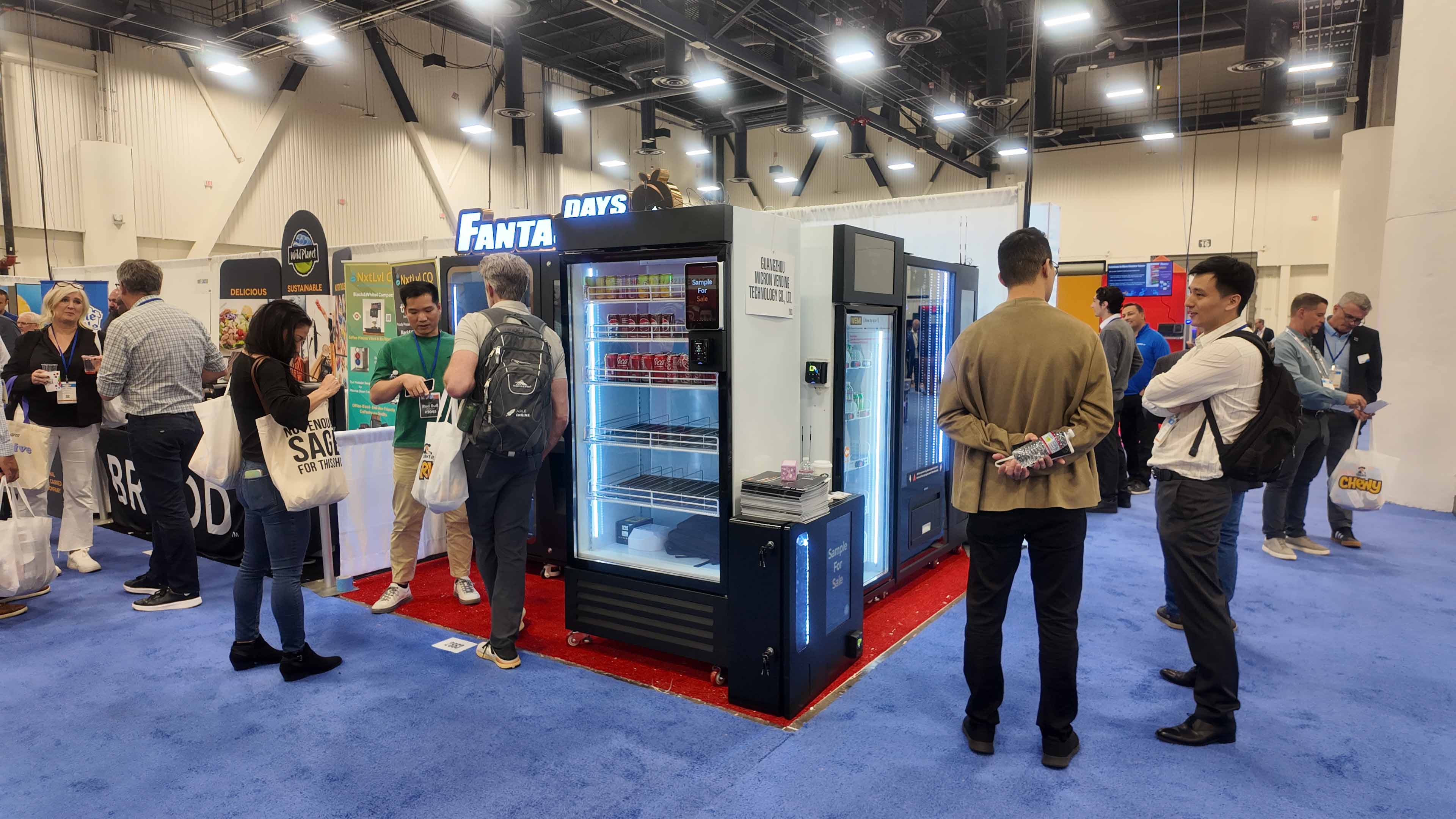 new trend of vending machine at the NAMA Show 2025