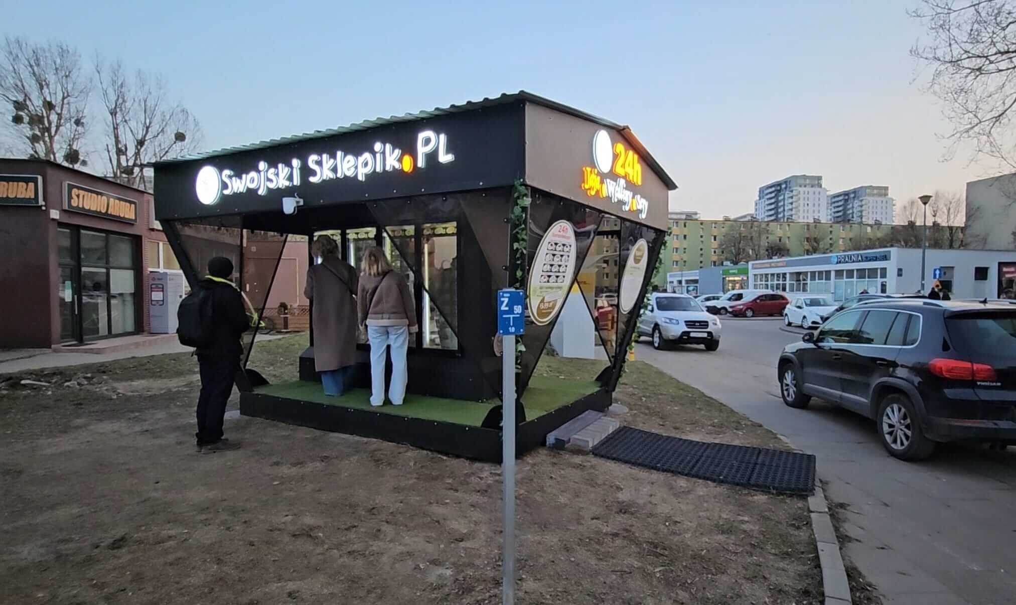 Weimi 24 hours farm shop vending machine in Poland