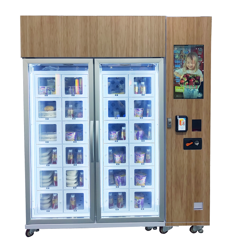 Weimi smart fresh fruit strawberry vending machine in Cyprus