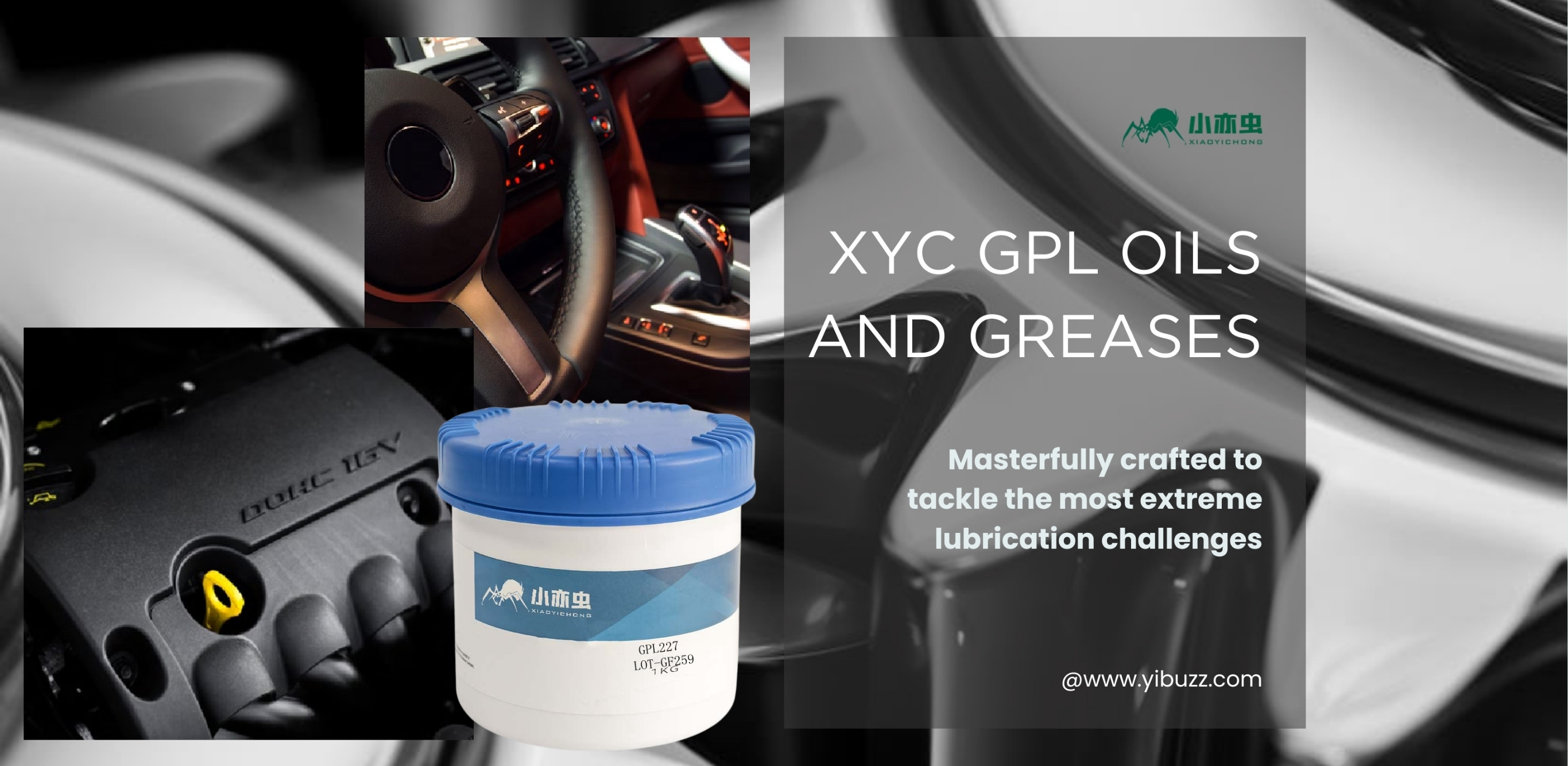 Don't Let Friction Getcha Down: XiaoYiChong's General Purpose Oils and Greases Got Your Needs!