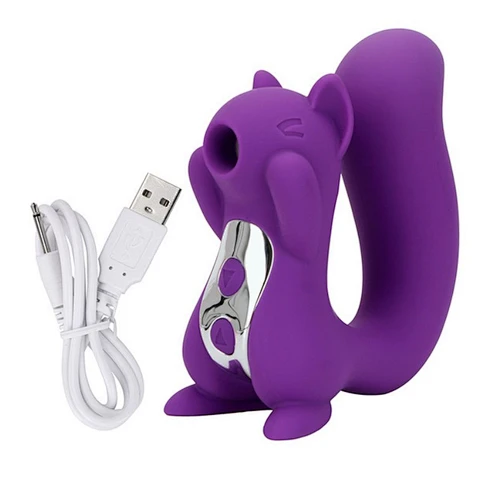 Sex Sucking Toys Vibrator squirrel Powerful Clitoris Sucker Tongue Stimulator Nipple Vagina for Female