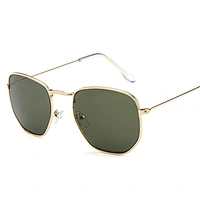Classic High End Sunglasses Men Driving Sun Glasses Metal Mirror Eyewear Male