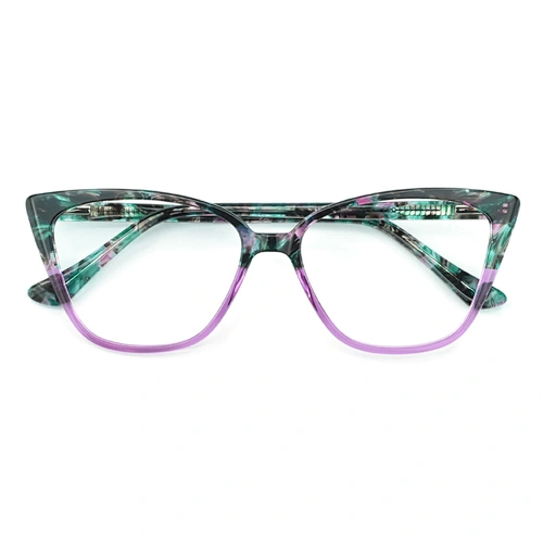 PH2218 Wholesale Custom Trend Optical Frame Eyeglasses River Acetate Cat Eye Glasses