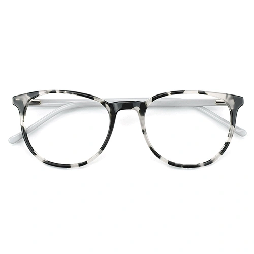 LG070 New look acetate eyewear optical frames with pattern demi