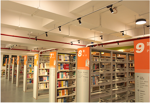 Lumin LED track light for supermarket retail lighting display