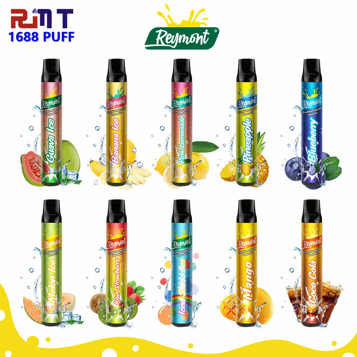 ReyMont , 1688 Puffs , Premium Quality - ReyMont Technology Co., Ltd. ReyMont , 1688 Puffs , Premium Quality - ReyMont Technology Co., Ltd.