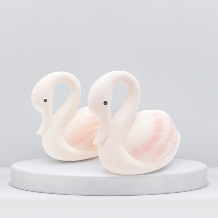 organic latex swan teether
