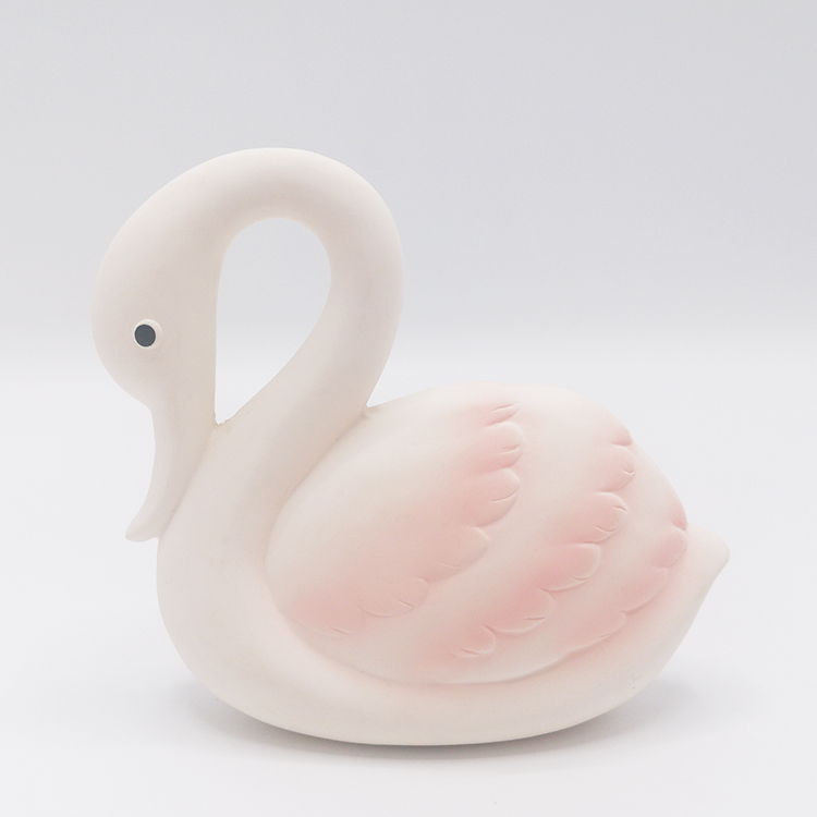BPA-free swan teething toy