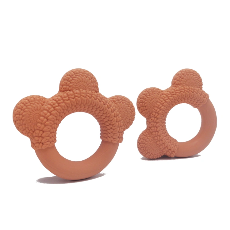 organic latex teether toy