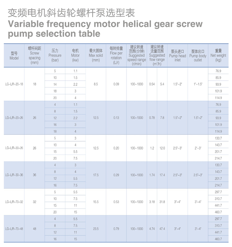 double screw pump