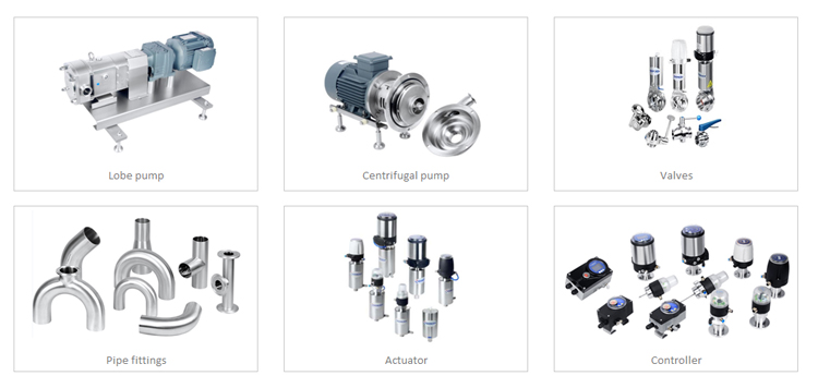 stainless steel CIP pump
