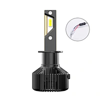 BOSOKO M5 65W H1 led replacement headlight bulbs for cars