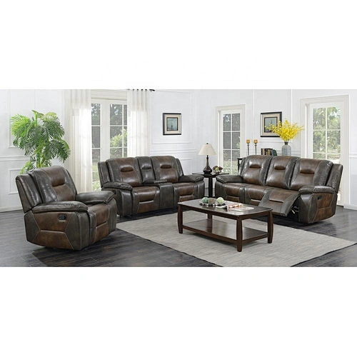 China Suppler Promotional Living Room Furniture High Quality 3+2+1 Sectional Recliner Sofa