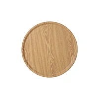 Joyhome biodegradable round tray serving ,bar serving tray