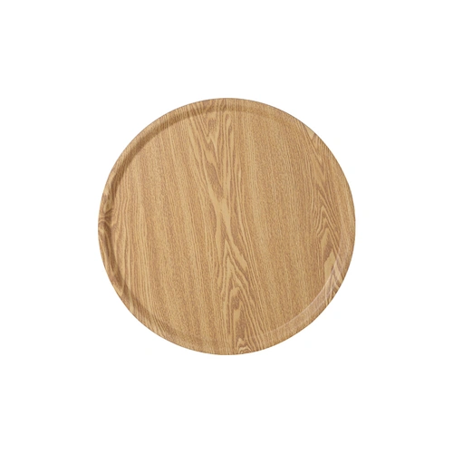 Joyhome biodegradable round tray serving ,bar serving tray