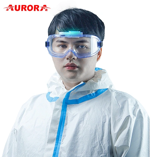 2020 New Patent Air Purifier Anti Fog Safety Glasses Electronic Zero Fog Goggles For Hospital