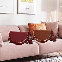Latest New Saddle Design Women Crossbody Bags Semicircle Shape Shoulder Messenger Bag for Women