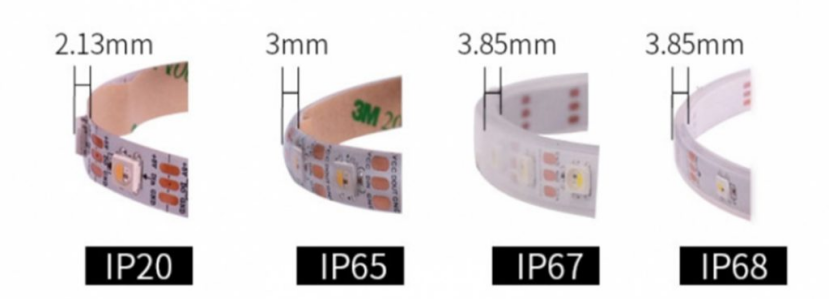 Waterproof addressable led light strip