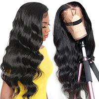 Hot Beauty High Quality Cheap Price 10''-30'' Inch Silk Top Virgin Hair Full Lace Wig