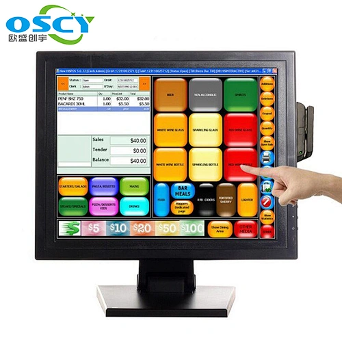 Hot sale pos touchscreen 15 inch raspberry pi touch monitor