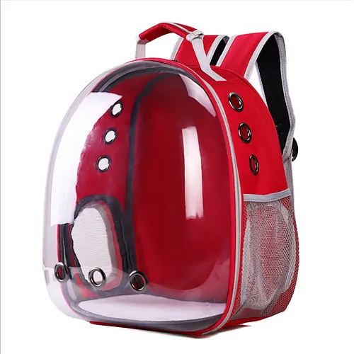 Breathable Transparent Pet Travel Backpack Dog Cat Carrier backpack  Bag