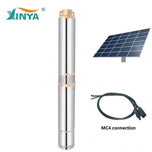XINYA 600W 60m head DC cheap pumps submersible solar pump for clean water (4SESC6/60-D48/600)